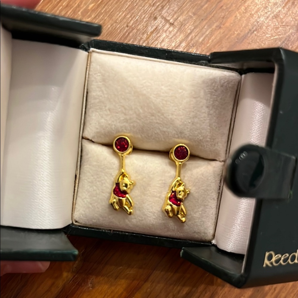 Winnie the Pooh drop earrings